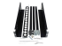 UNIRAILS2U - StarTech.com 2U fast 19 tums universella serverrackskenor med justerbart djup - Framsidan