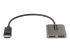 MST14DP122DP - StarTech.com 2-Port DisplayPort MST Hub, Dual 4K 60Hz, DP to 2x DisplayPort Monitor Adapter, DP 1.4 Multi-Monitor Video Adapter w/ 1ft Built-in Cable, USB Powered, Windows Only - Vänster sida