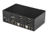 SV231DPDDUA - StarTech.com Dubbel USB DisplayPort KVM-switch med 2 portar, audio & USB 2.0-hubb - Tillbaka
