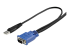 SVECONUS10 - StarTech.com 10 ft Ultra Thin USB VGA 2-in-1 KVM Cable - Höger vinkel