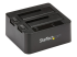 SDOCK2U313 - StarTech.com Dual-Bay USB 3.1 to SATA Hard Drive Docking Station, USB 3.1 (10 Gbps) Hard Drive Dock, External 2.53.5 SATA IIIIII, SSDHDD Docking Station, Hot-Swap Hard Drive Bay - Vänster vinkel