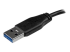 USB3AUB15CMS - StarTech.com Slim Micro USB 3.0 kabel ? 15 cm - Närbild
