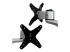 ARMDUAL30 - StarTech.com Desk Mount Dual Monitor Arm - Närbild