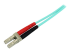 A50FBLCLC10 - StarTech.com 10m (30ft) LC/UPC to LC/UPC OM3 Multimode Fiber Optic Cable, Full Duplex 50/125Âµm Zipcord Fiber Cable, 100G Networks, LOMMF/VCSEL, <0.3dB Low Insertion Loss - Höger vinkel