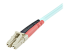 A50FBLCLC1 - StarTech.com 1m (3ft) LC/UPC to LC/UPC OM3 Multimode Fiber Optic Cable, Full Duplex 50/125Âµm Zipcord Fiber Cable, 100G Networks, LOMMF/VCSEL, <0.3dB Low Insertion Loss - Närbild
