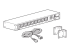 AP7921B - APC Switched Rack PDU - Vänster vinkel