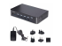 D86A2-4-PORT-8K-KVM - StarTech.com 4-Port DisplayPort 1.4 KVM Switch, 8K 60Hz / 4K 144Hz, 2x USB 3.0 Ports, 4x USB 2.0 Ports, Hotkey Switching, TAA Compliant (D86A2-4-PORT-8K-KVM) - Höger vinkel