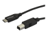 USB2CB2M - StarTech.com 2m 6ft USB C to USB B Cable - Närbild